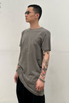 BORIS BIDJAN SABERI Short Sleeve T-Shirt TS ONE PIECE RF F035 Charcoal Gray 3 PBBS21